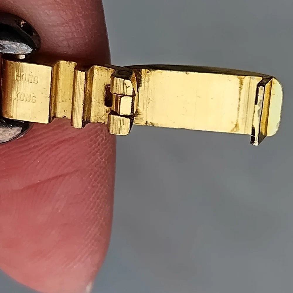 vtg anne klein womens Silver And Gold Tone Watch 1990 Designer Fashion Style